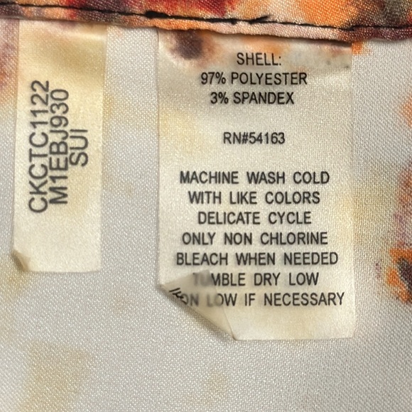 Calvin Klein Abstract Print Dress Sz 10 - Picture 8 of 8